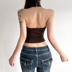 Damen Elegantes Haltertop mit funkelnden Akzenten R&B