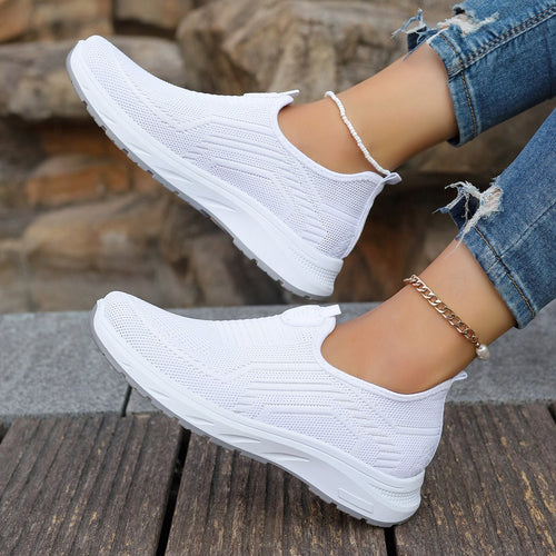 Damen Atmungsaktive Slip-On Sneakers mit Flex-Sohlenkonstruktion R&B