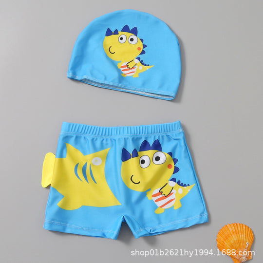 Jungen Schwimmset mit fröhlichem Dinosaurier-Motiv R&B