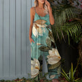 Damen Sommerlicher Overall mit floralem Design und praktischen Taschen R&B