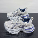 Damen Sportliche Lauf-Sneaker mit dämpfender Sohle und atmungsaktivem Obermaterial R&B