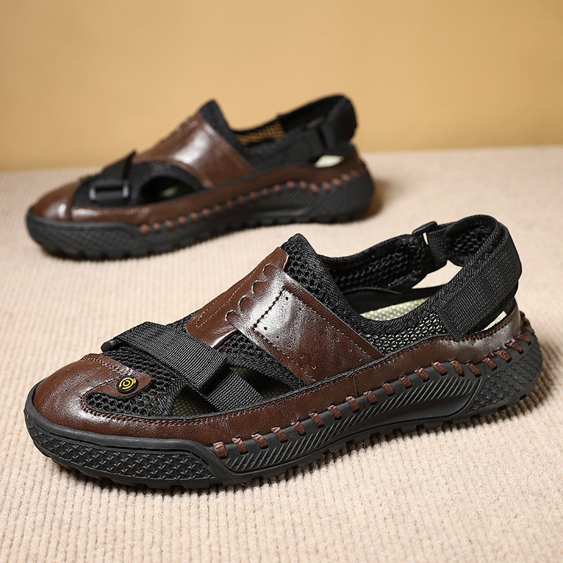 Damen Sportliche Aqua-Sandalen mit atmungsaktiver Obermaterialstruktur und rutschfester Sohle R&B