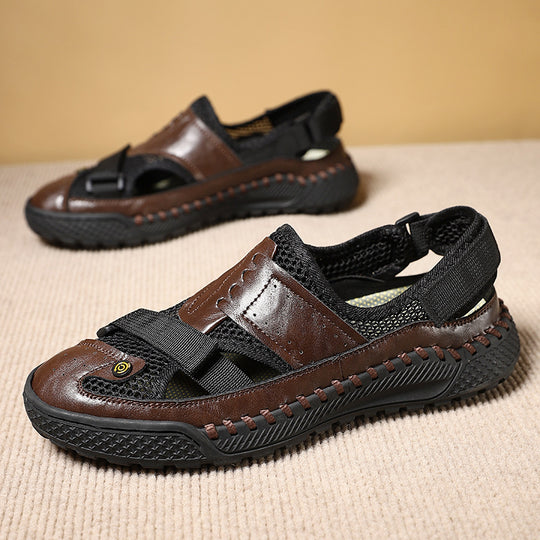 Damen Sportliche Aqua-Sandalen mit atmungsaktiver Obermaterialstruktur und rutschfester Sohle R&B