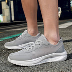 Damen Atmungsaktive Freizeit-Sneaker mit elastischem Schnürsystem