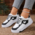 Damen Modische Sneaker mit Herz-Applikation R&B