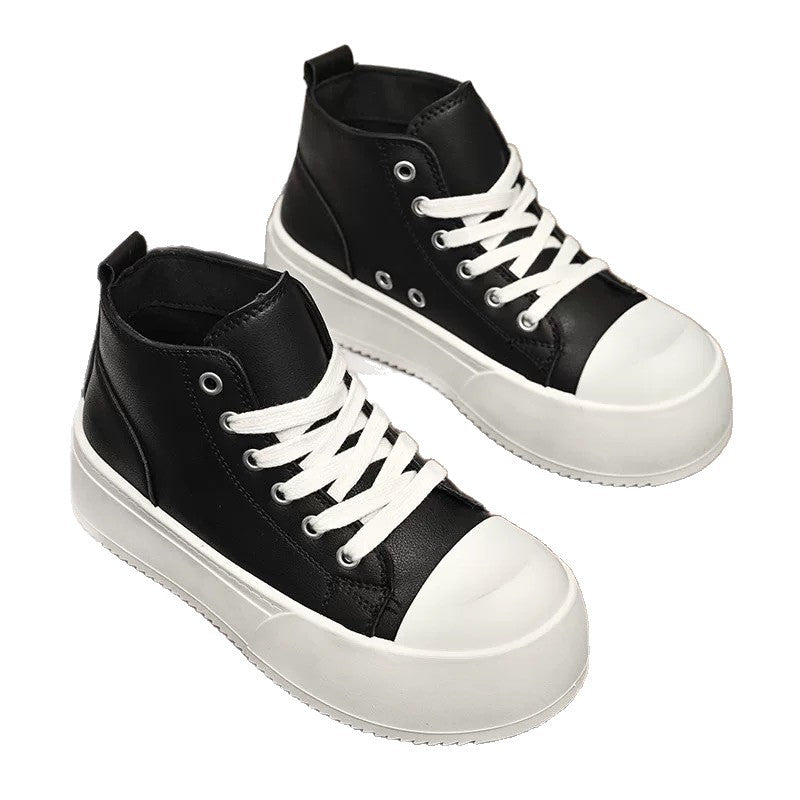 Damen Hohe Sneakers mit modischem Plateau und robustem Obermaterial