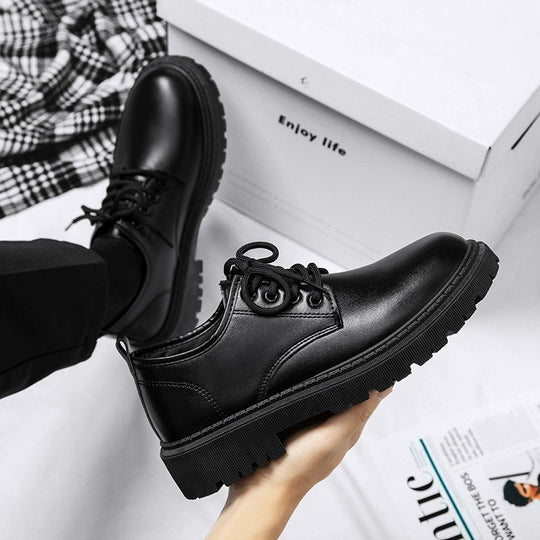 Herren Elegante Schnürschuhe mit rutschfester und stoßdämpfender Sohle R&B