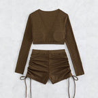 Damen Baderock mit hoch geschnittenem Oberteil und lässigem Design R&B