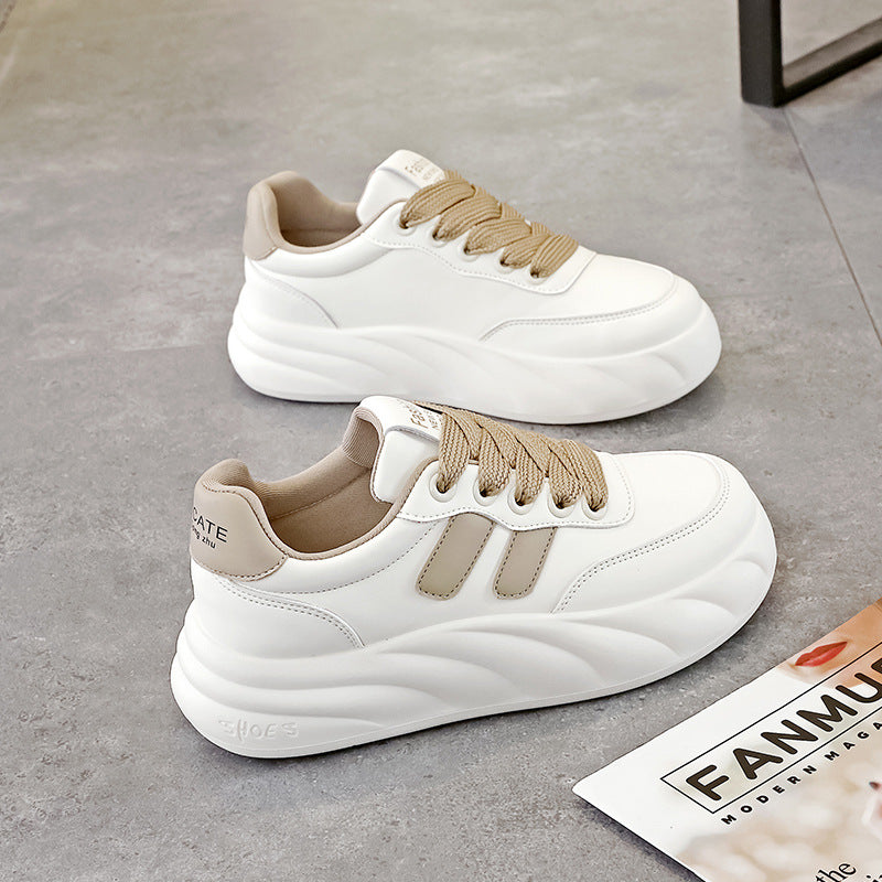 Damen Komfortable Plateau Sneakers mit modernem Design und atmungsaktiver Sohle R&B