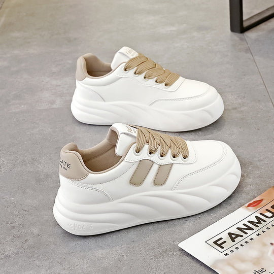 Damen Komfortable Plateau Sneakers mit modernem Design und atmungsaktiver Sohle R&B