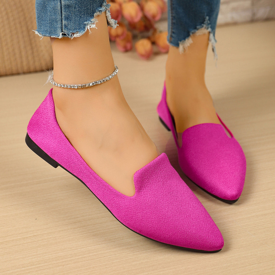 Damen modische Ballerinas mit elegantem spitzem Design R&B