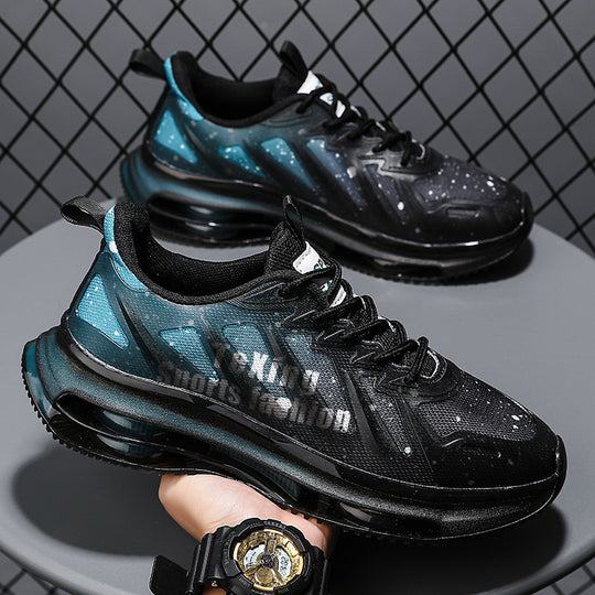 Damen sportliche Lauf-Sneaker mit luftiger Mesh-Oberfläche und stoßdämpfender Sohlentechnologie R&B