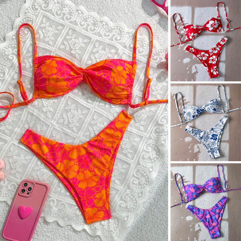 Damen Floral Bikini-Set R&B