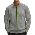 Herren Jacke mit modernem Stehkragen und praktischen Taschen R&B