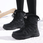 Damen Isolierte Winterstiefel mit rutschfester Sohle und weichem Futter