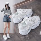 Damen Modische Sneakers mit atmungsaktiver Netzoberfläche und dämpfender Sohle R&B