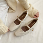 Damen Mary Jane Ballerinas mit elegantem Riemchen und verspieltem Detail R&B