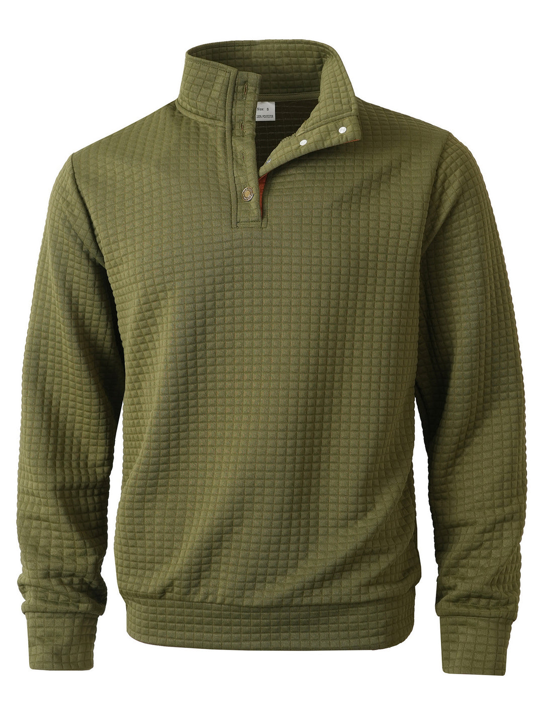 Herren stylischer Pullover mit modischem Stehkragen R&B