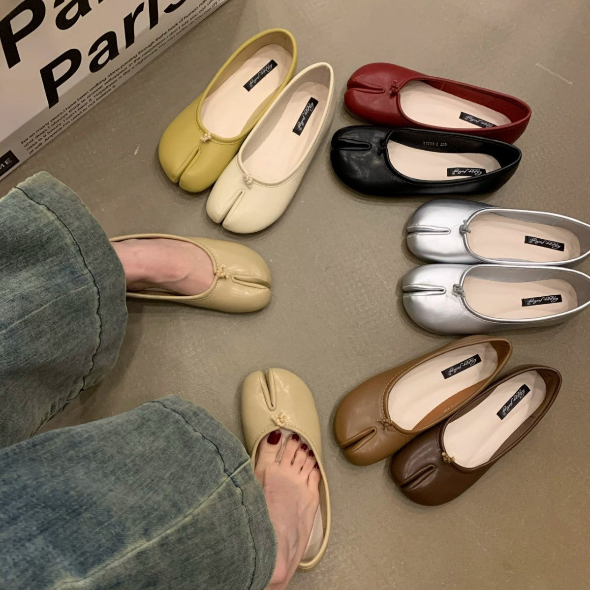 Damen modische Ballettschuhe R&B