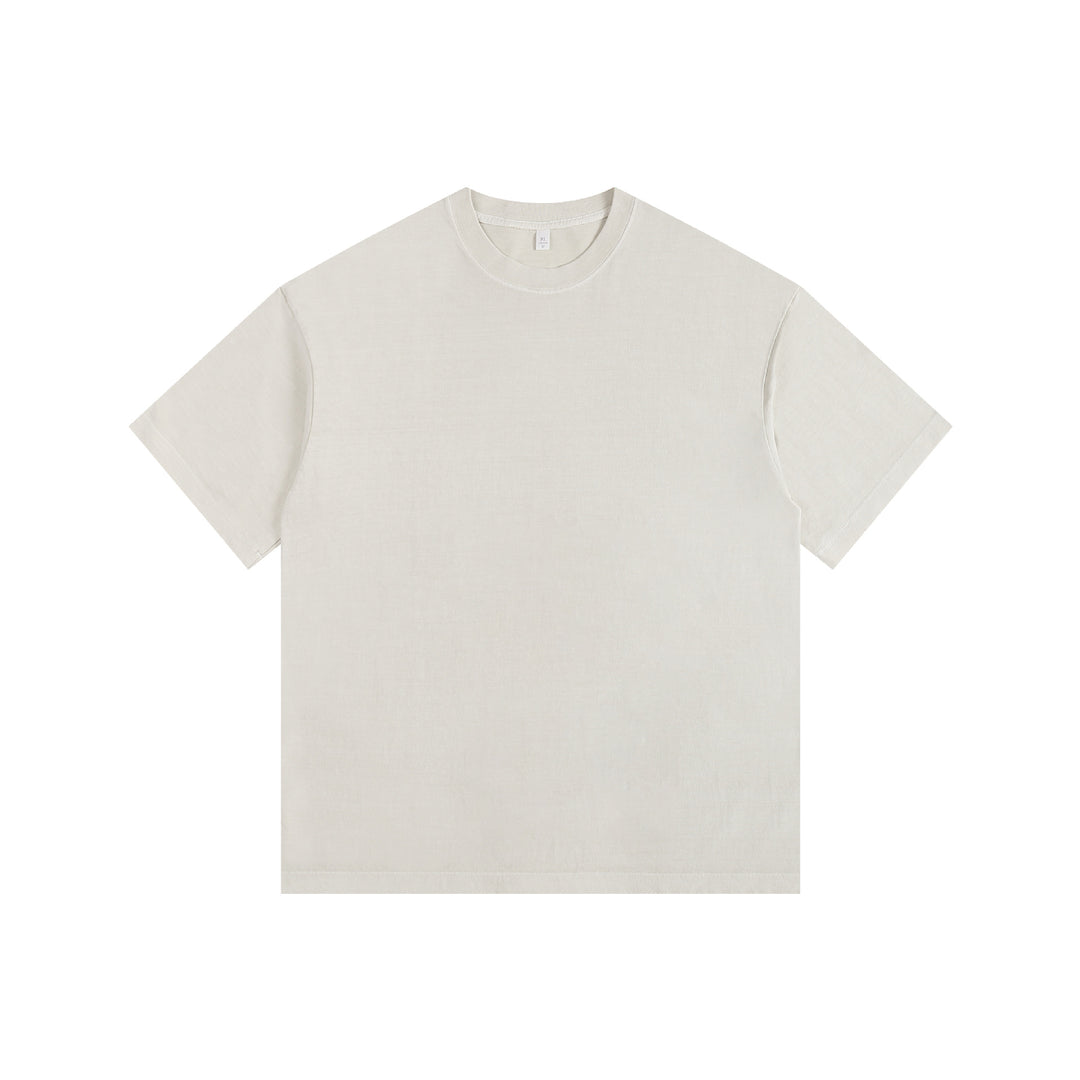 R&B | Schillerndes altes kurzes T-Shirt mit Färbung