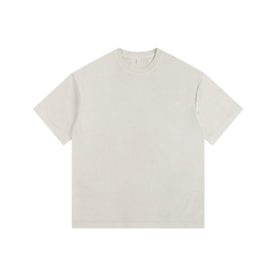 R&B | Schillerndes altes kurzes T-Shirt mit Färbung