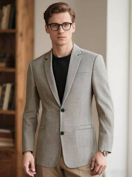 Herren eleganter strukturierten Blazer R&B
