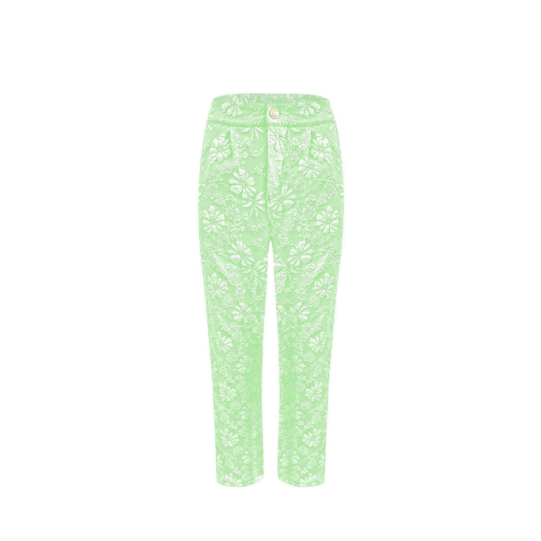 Damen Blumenmuster Hose im eleganten Casual-Stil R&B
