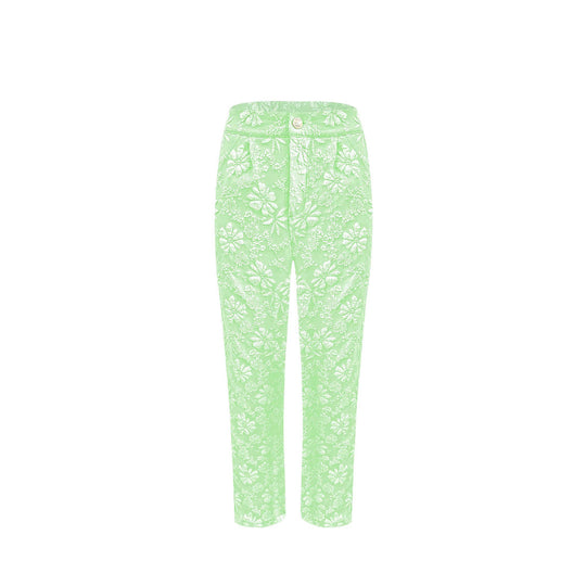 Damen Blumenmuster Hose im eleganten Casual-Stil R&B