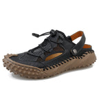 Herren Atmungsaktive Outdoor-Sandalen mit rutschfester Sohle und elastischem Verschlusssystem R&B