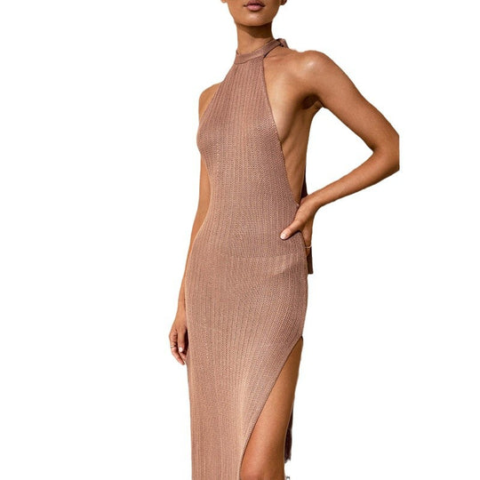 Damen elegantes gehäkeltes Strandkleid R&B