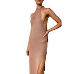 Damen elegantes gehäkeltes Strandkleid R&B