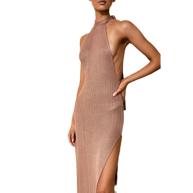 Damen elegantes gehäkeltes Strandkleid R&B