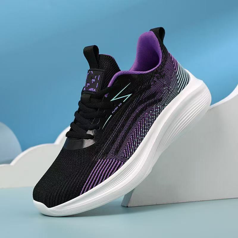 Damen Hochleistungs-Sneaker mit atmungsaktiver Mesh-Oberfläche und voluminöser Dämpfungstechnologie R&B