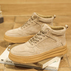 Damen Modische High-Top Sneakers mit dicker Sohle und bequemer Innenpolsterung R&B