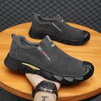 Herren Atmungsaktive Slip-On Freizeitschuhe mit robustem Profil