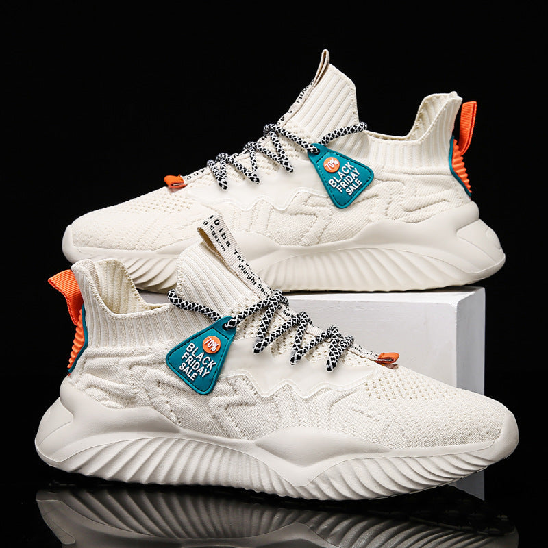 Damen Elastische Freizeitsneaker mit innovativer Strickoberfläche R&B
