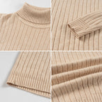 Herren Strickpullover mit Stehkragen R&B