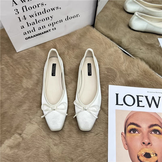 Damen Ballerinas mit elegantem Schleifenakzent R&B
