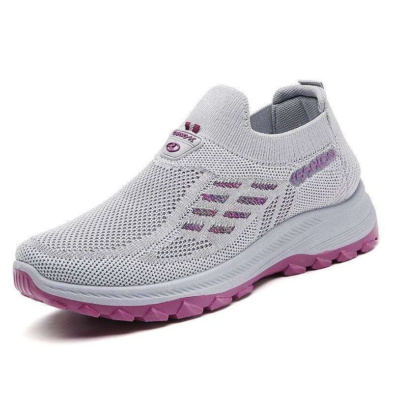 Damen Sportliche Sneaker mit elastischem Mesh-Obermaterial und dämpfender Sohle R&B
