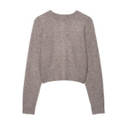 Damen Strickjacke mit Knopfleiste und lässigem Schnitt R&B