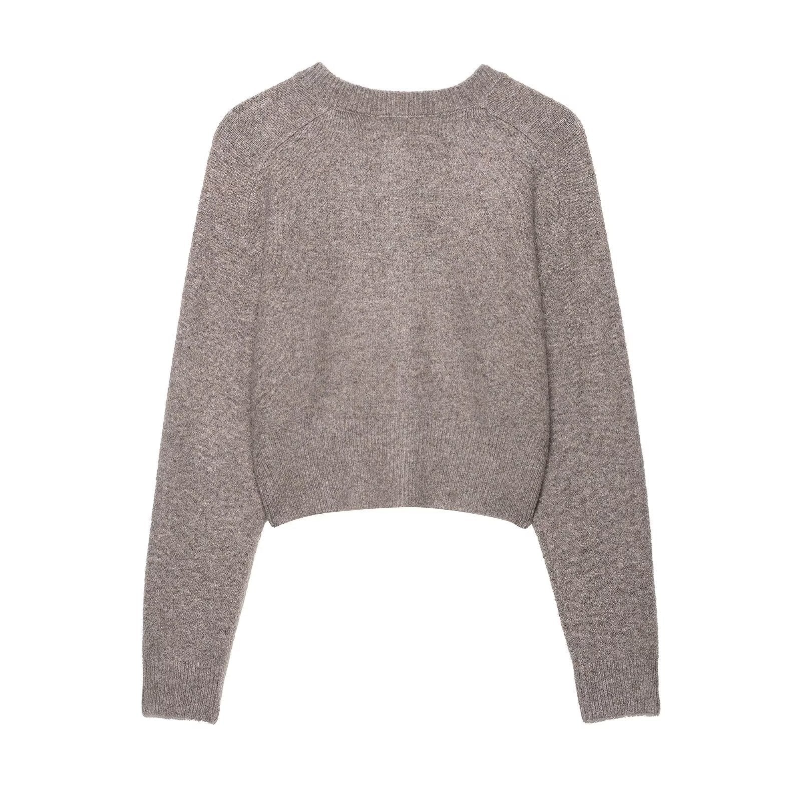 Damen Strickjacke mit Knopfleiste und lässigem Schnitt R&B