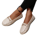Damen Mokassins mit dekorativem Schmuckdetail R&B