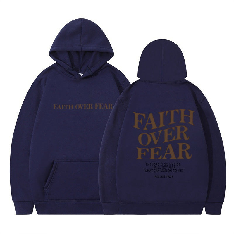 Damen Kapuzenpullover mit inspirierendem Schriftzug und hochwertiger Baumwolle R&B