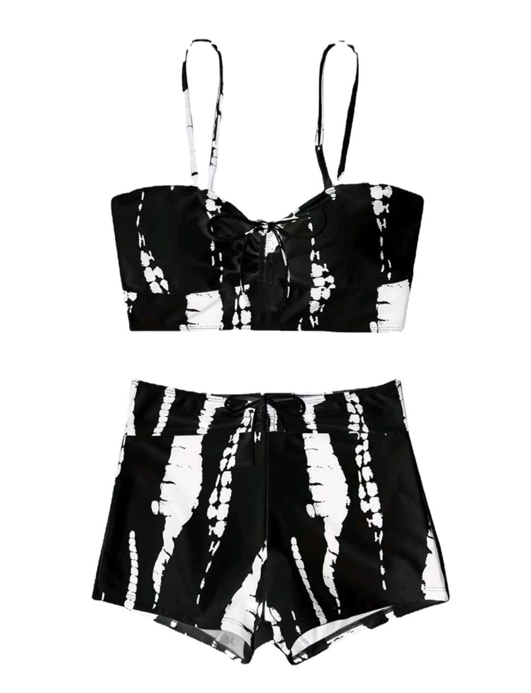 Damen Zweiteiliges Badeoutfit mit verspieltem Knotendesign R&B