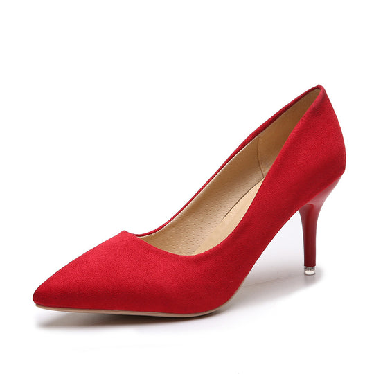 Damen nan spitze Court-Pumps mit schlankem Stilettoabsatz und gepolsterter Komfortinnensohle R&B