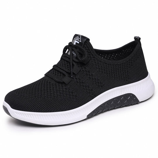 Damen Bequeme und atmungsaktive Sneakers mit elastischen Schnürsystem R&B