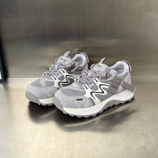 Damen Sportliche Sneakers mit ergonomischer Dämpfungstechnologie und rutschfester Sohle R&B