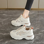 Damen Chunky Sneaker mit atmungsaktivem Mesh und komfortabler Dämpfung R&B