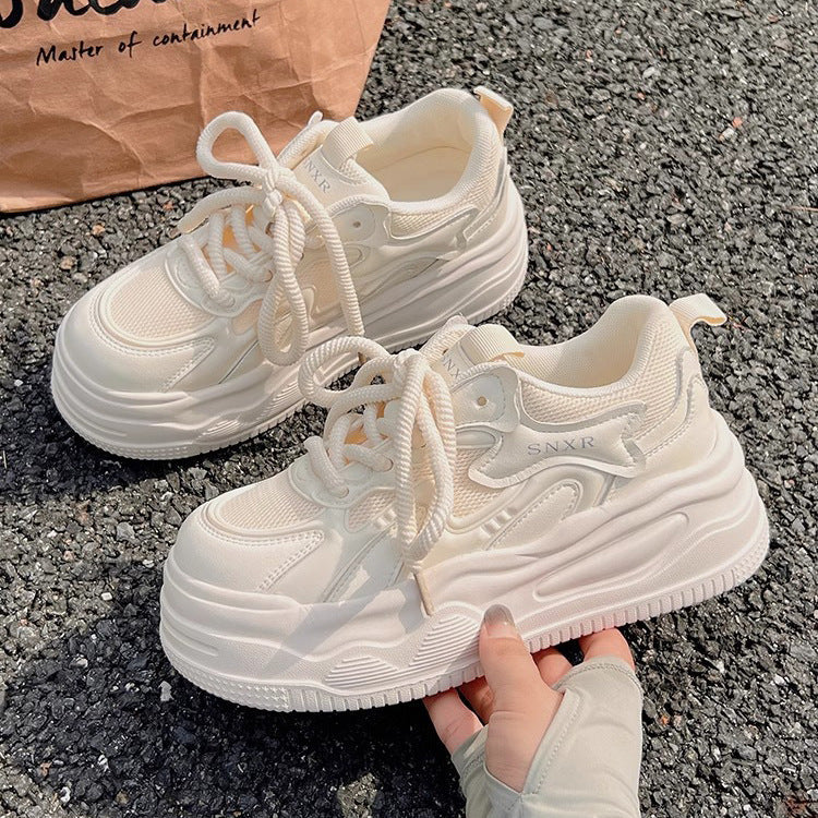 Damen Sneaker mit atmungsaktiver Obermaterialkombination und dämpfender Sohle