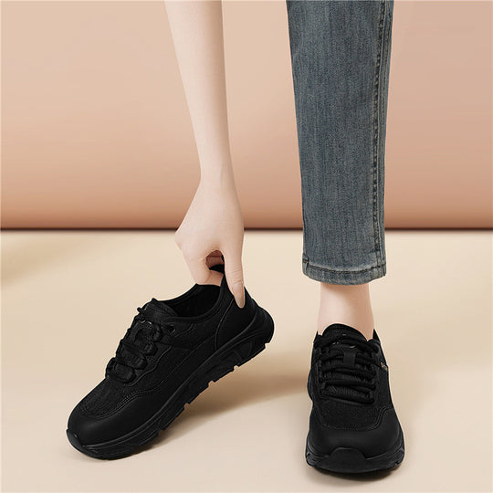 Damen Sportliche Freizeit-Sneaker mit elastischem Schnürsystem und dämpfender Sohle R&B